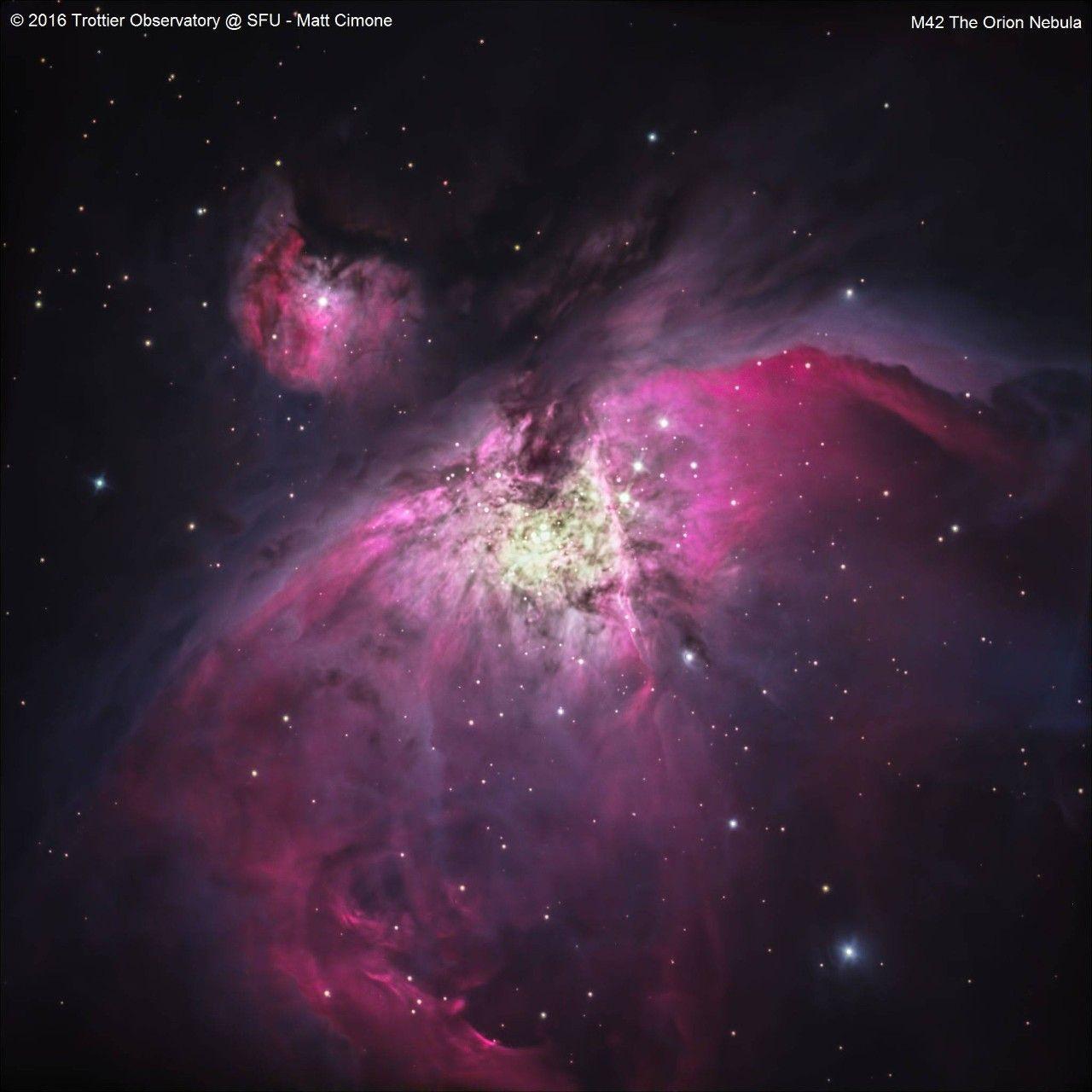 1280x1280 M42 The Great Orion Nebula Observatory and Science