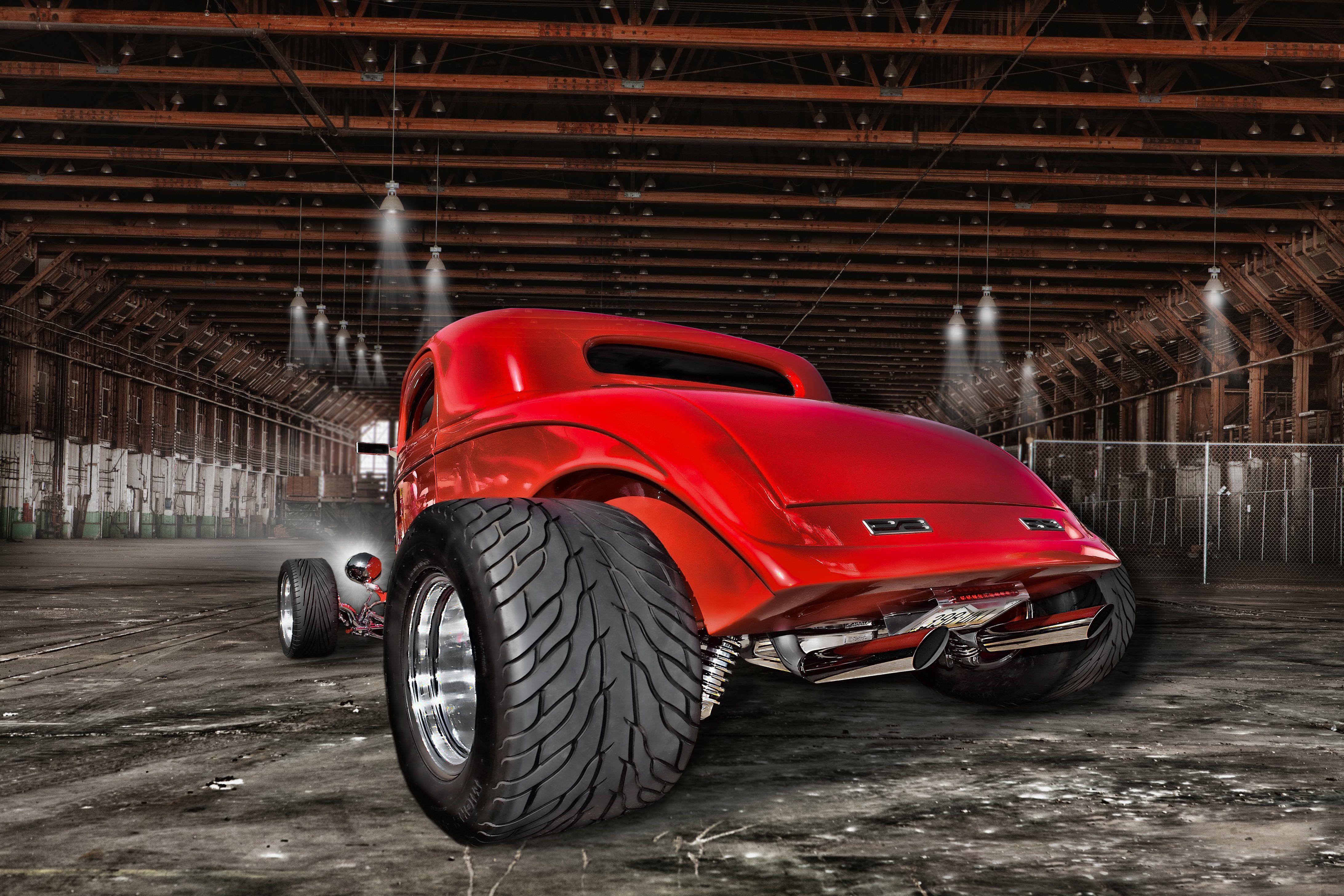 4368x2912 A Rod Wallpaper. Santa Hot Rod Wallpaper