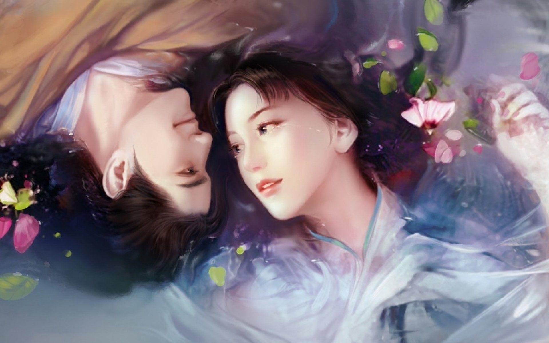 1920x1200 fantasy, Artwork, Love, Mood, Men, Women, Girl, Girls, Woman, Man