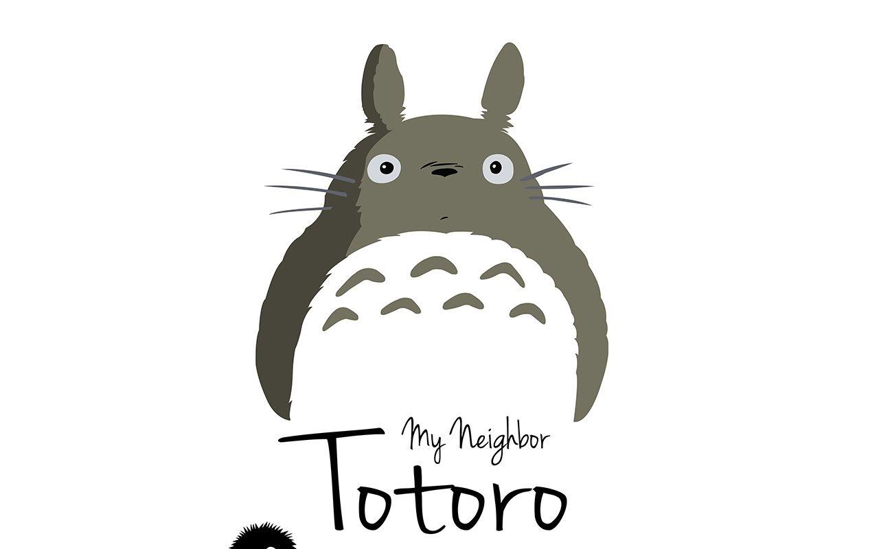 1280x800 My Neighbor Totoro Art Minimal
