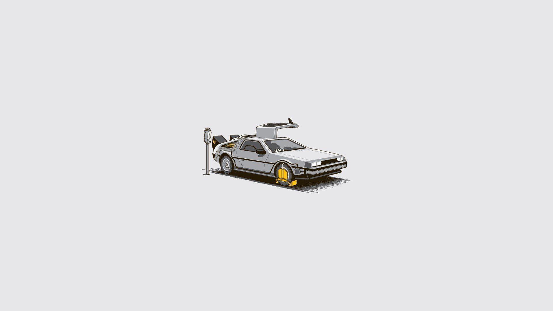 Minimalist Back To The Future Wallpapers Top Free Minimalist Back To The Future Backgrounds Wallpaperaccess