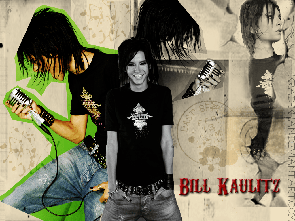 1024x768 renis blog: bill kaulitz wallpaper