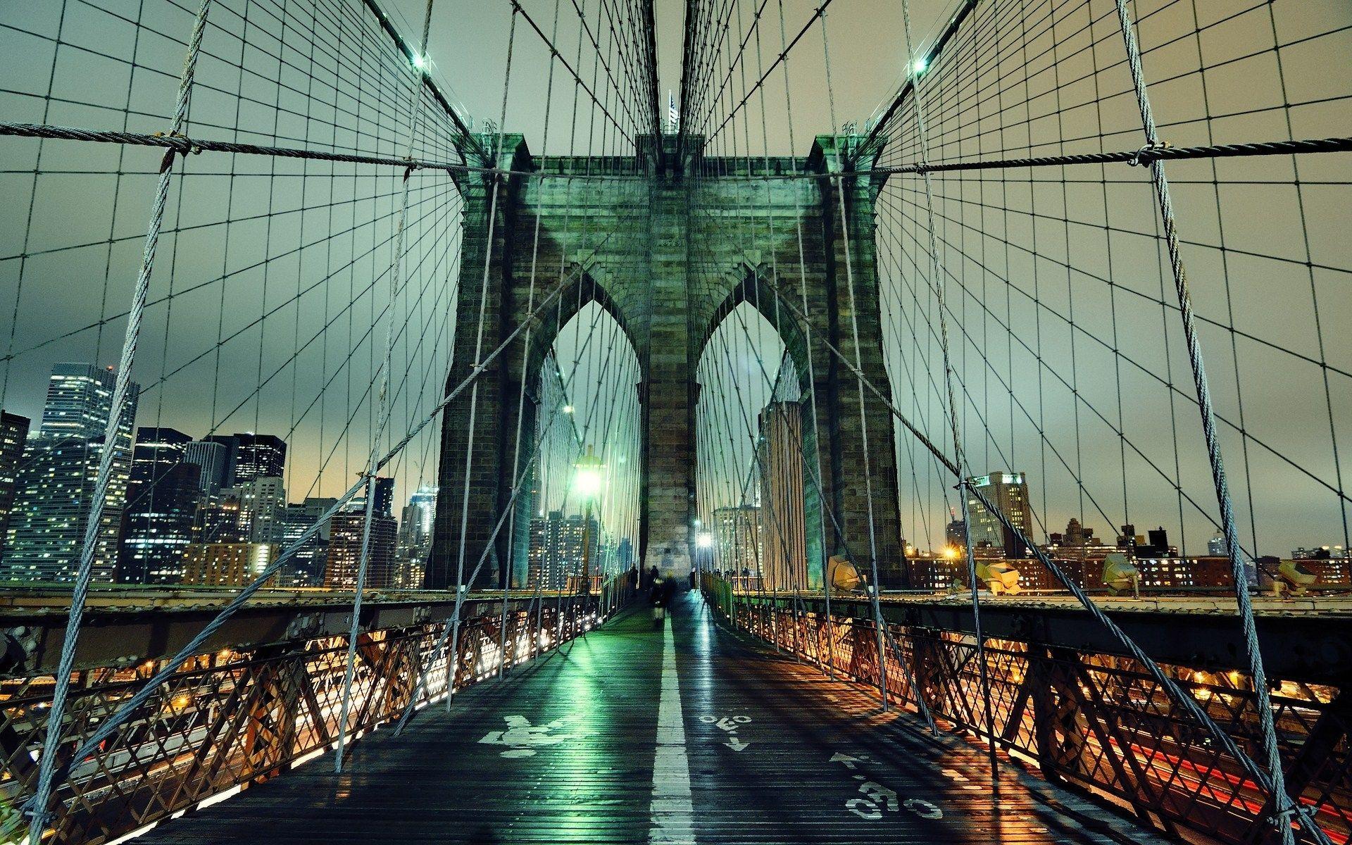 1920x1200 New York City Brooklyn Bridge