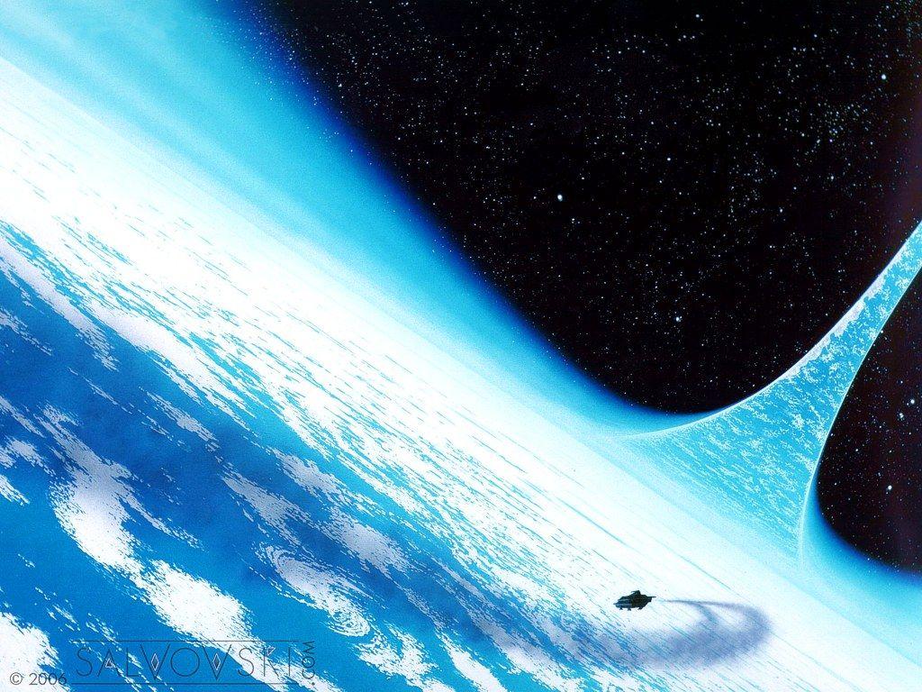 1024x768 Space habitats vs colony planets