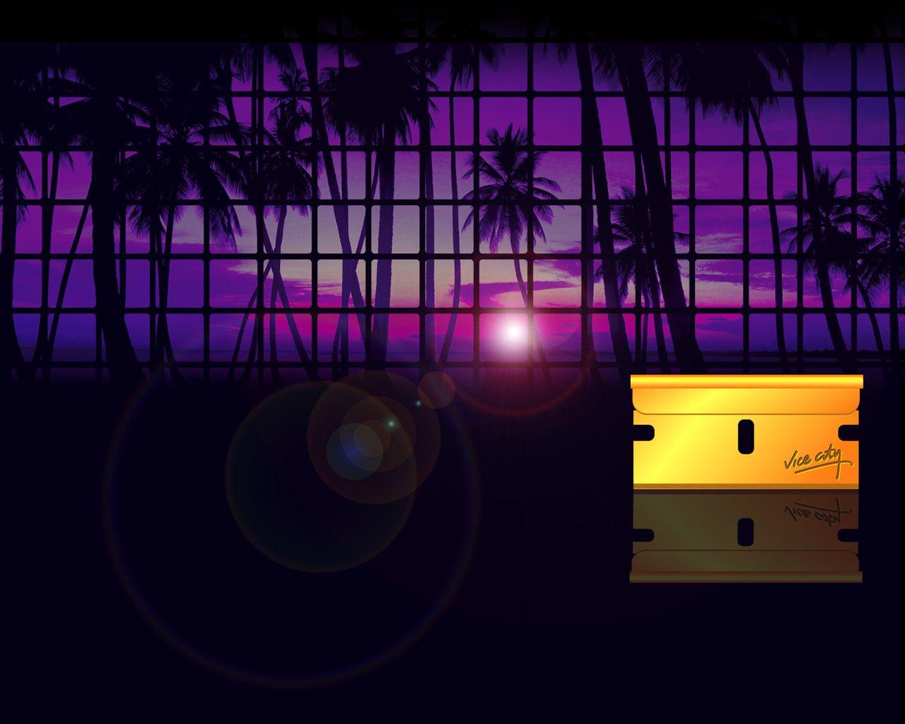 1280x1024 GTA Vice City Wallpaper. Steampunk City