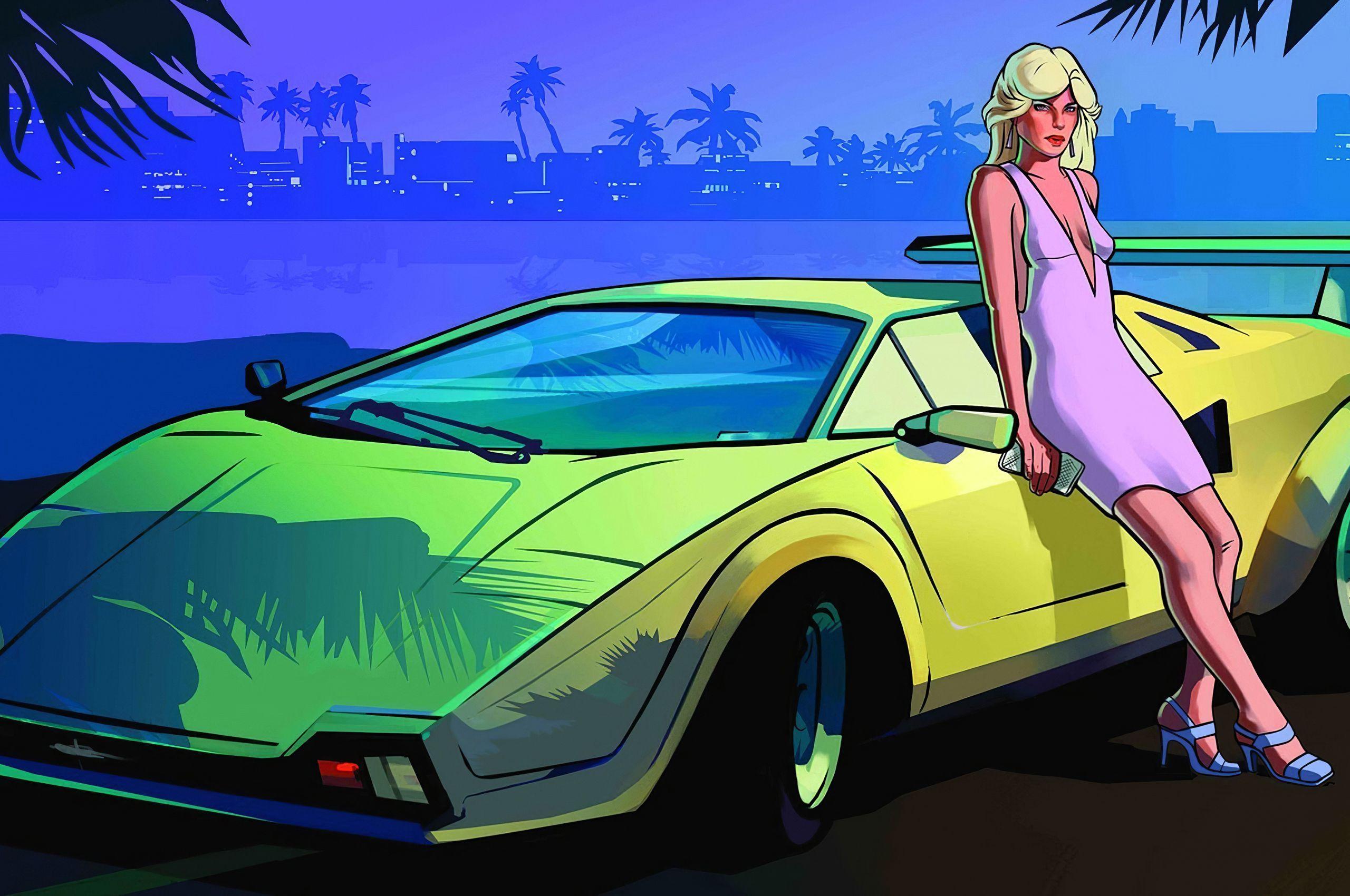 2560x1700 Women Luxury Grand Theft Auto Vice City 4k Chromebook