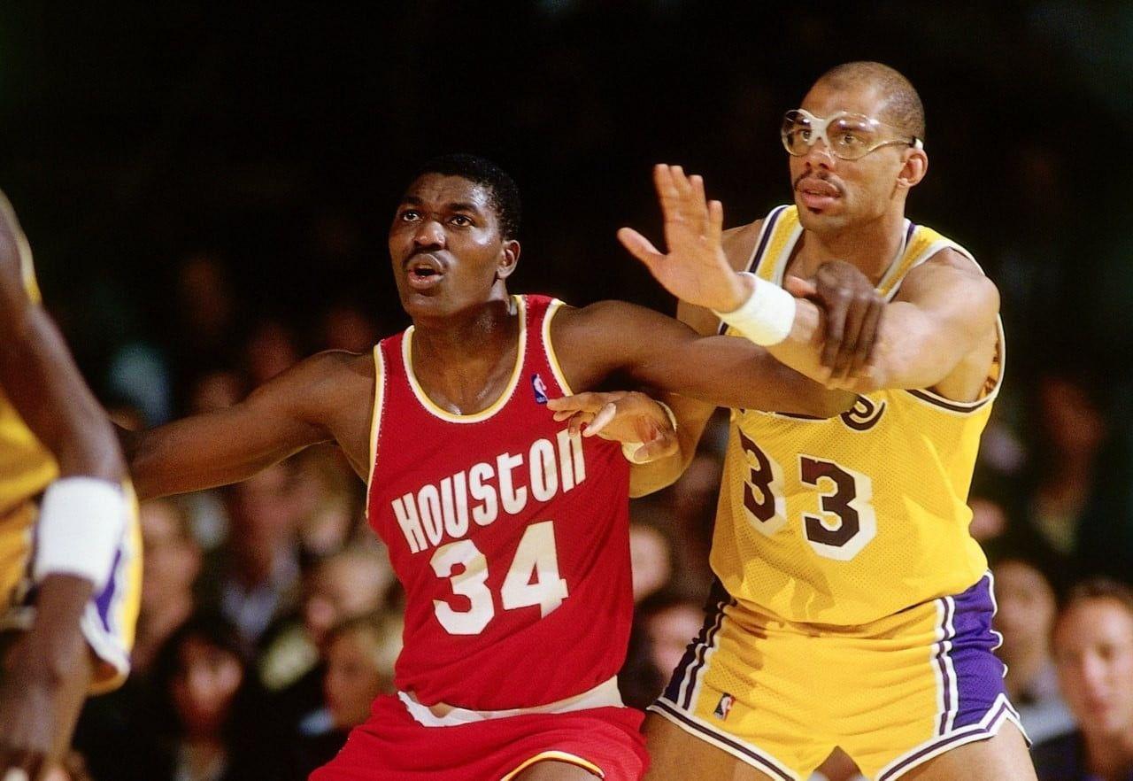 1280x882 Hakeem Olajuwon And Kareem Abdul Jabbar, NBA, Basketball, Houston