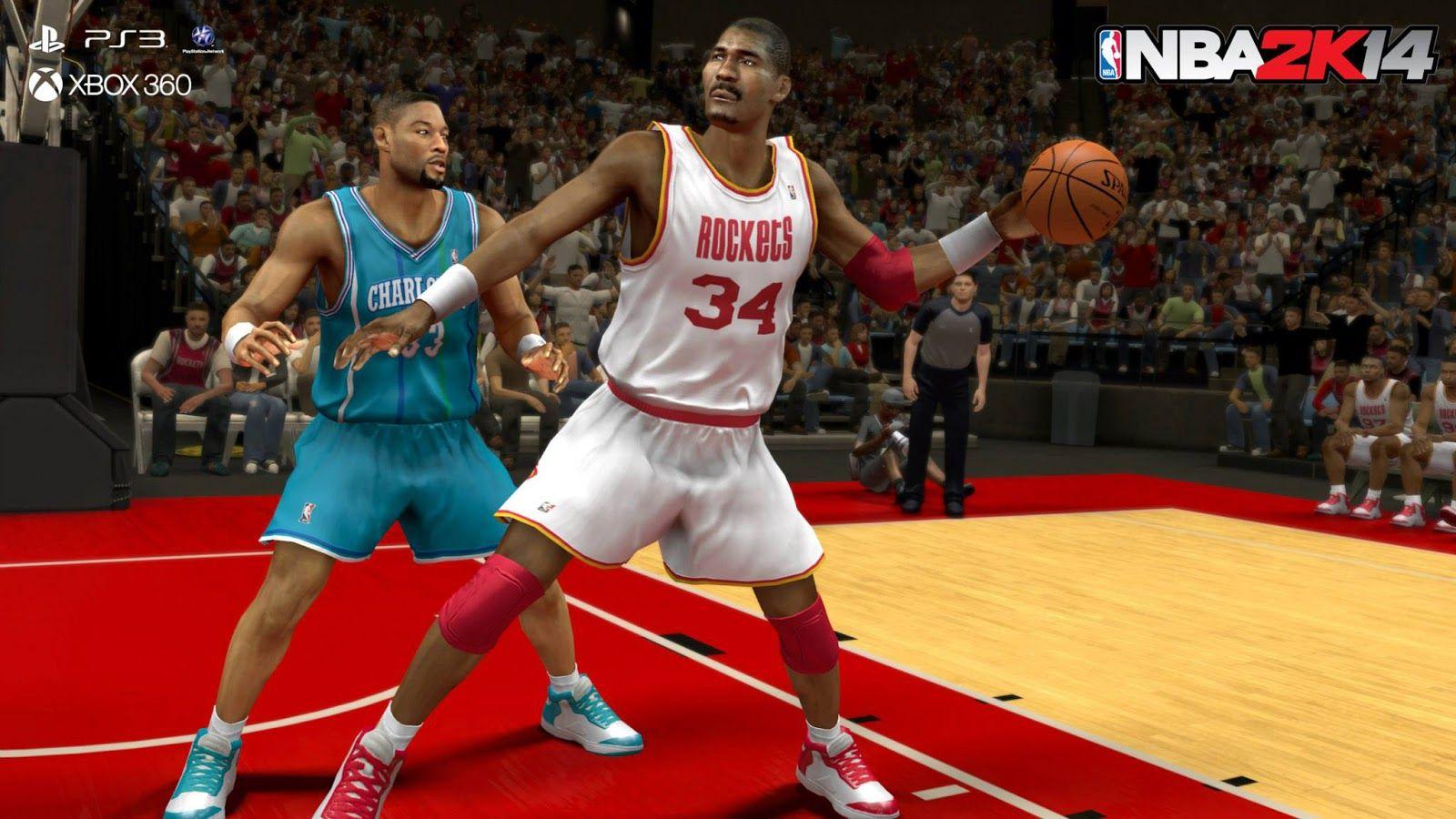 1600x900 Nba 2k14 Hakeem Olajuwon & Alonzo Mourning charlotte 2k14