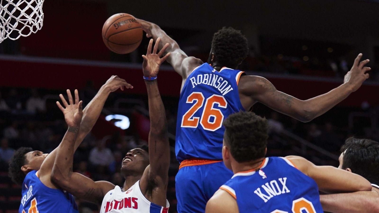 1600x900 Hakeem Olajuwon Praises Mitchell Robinson, Who Has Dunk