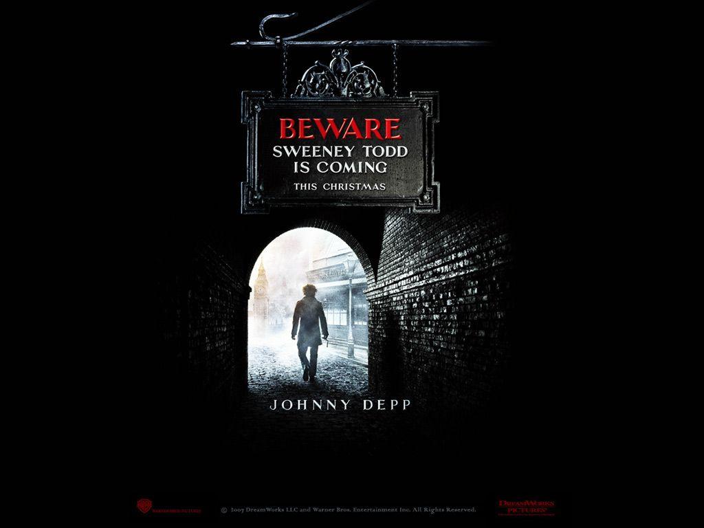 1024x768 Johnny Depp Depp in 2007 Sweeney Todd: The Demon Barber
