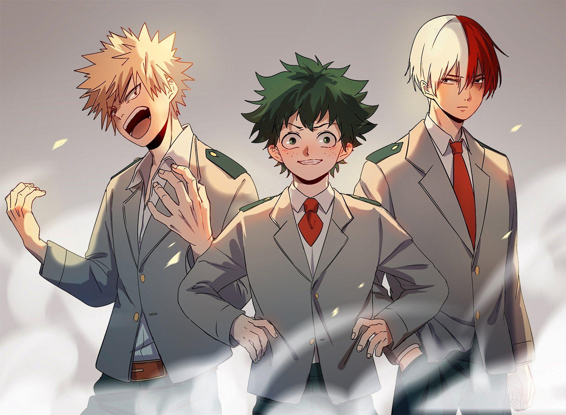 Katsuki Bakugo And Shoto Todoroki