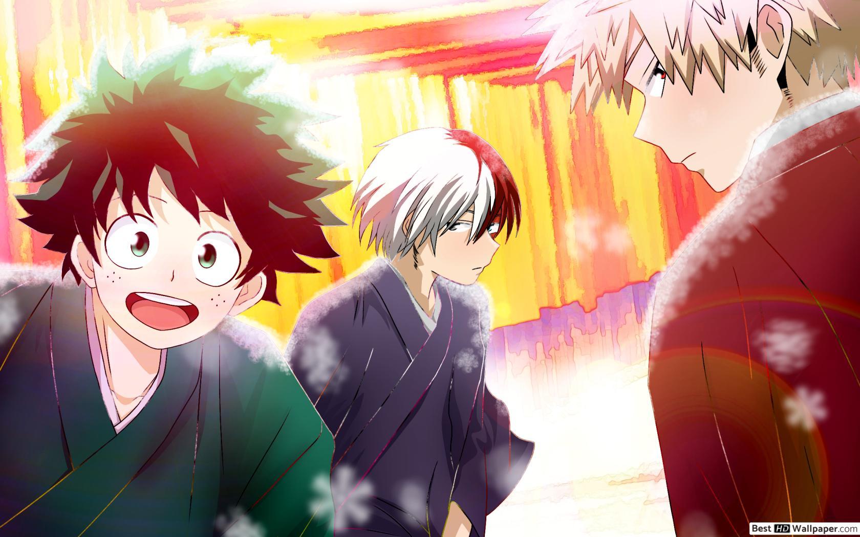 1680x1050 My Hero Academia - Izuku Midoriya, Shoto Todoroki & Katsuki Bakugo https://wallpaperaccess.com/full/2244629.jpg