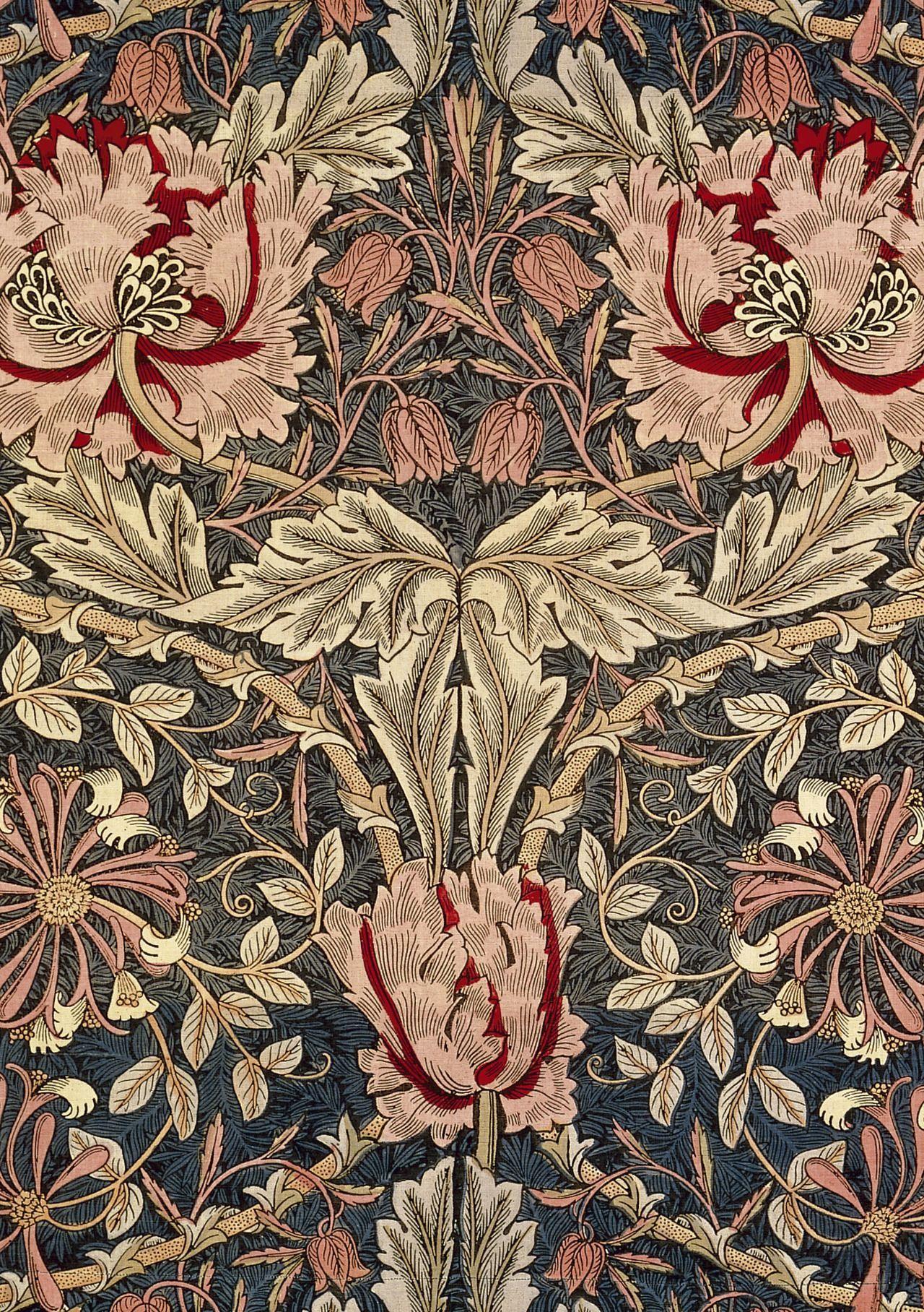 1280x1816 William Morris wallpaper design (arts & crafts movement). William