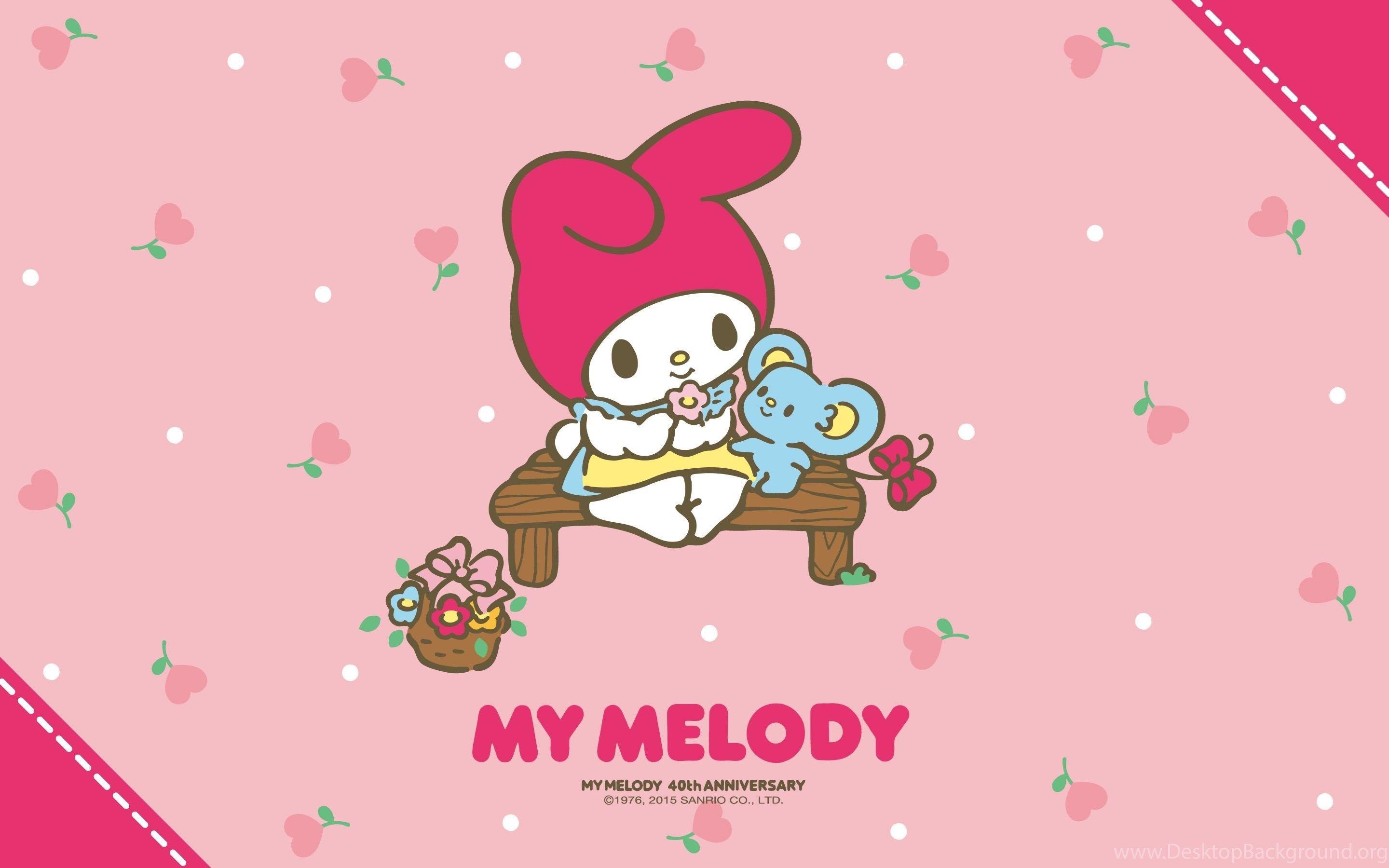 2880x1800 My Melody & Koala Pink Wallpaper Cute Wallpaper Desktop Background