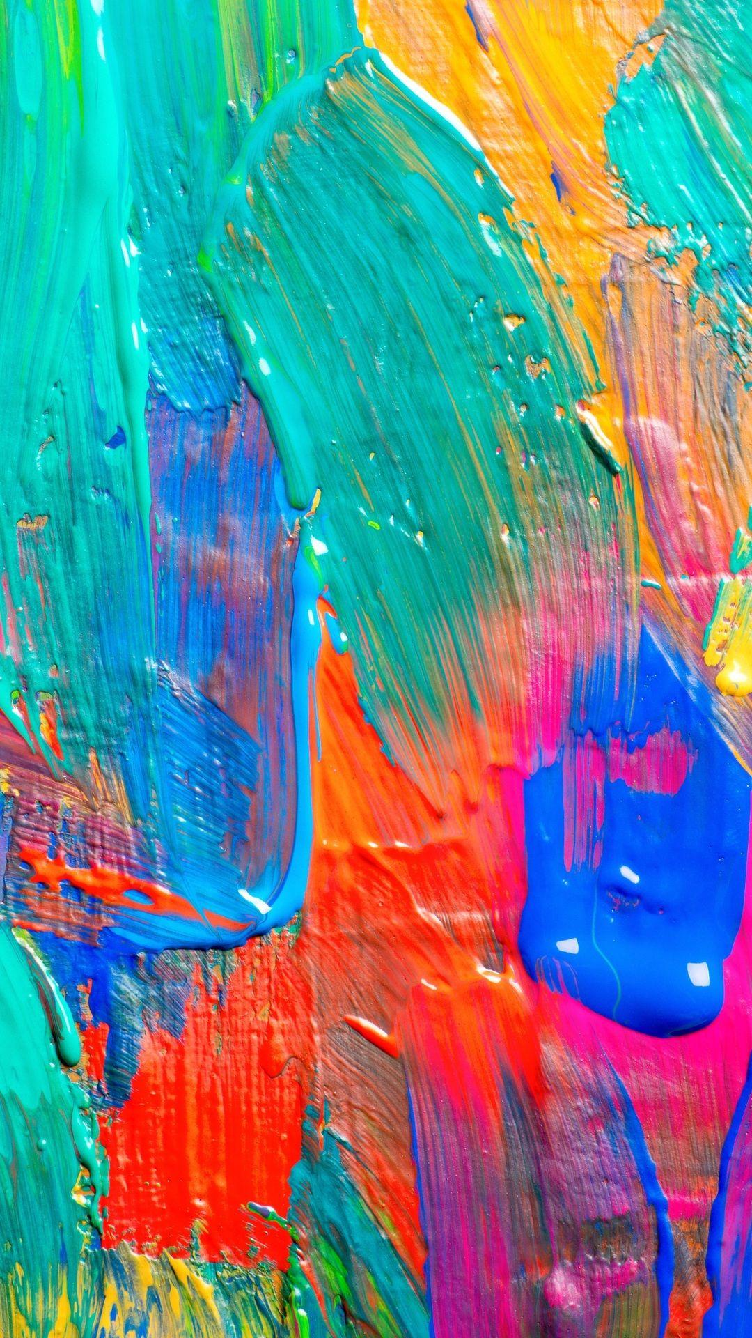 1080x1920 colors, acrylic, paint, texture, texture, paint, strokes