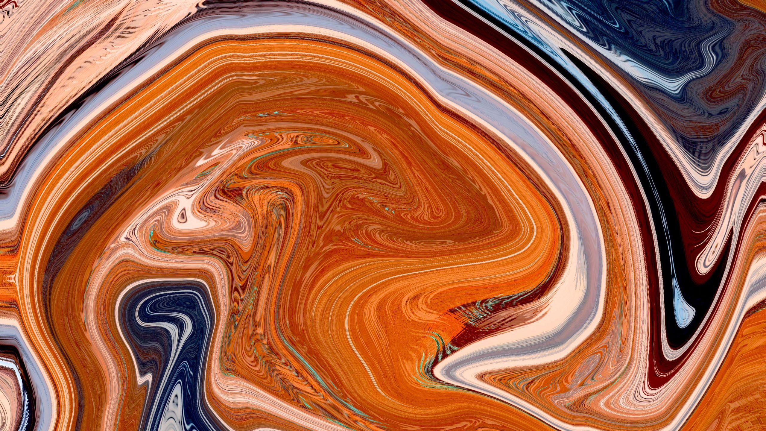 2560x1440 Abstract Acrylic Wave 1440P Resolution Wallpaper, HD