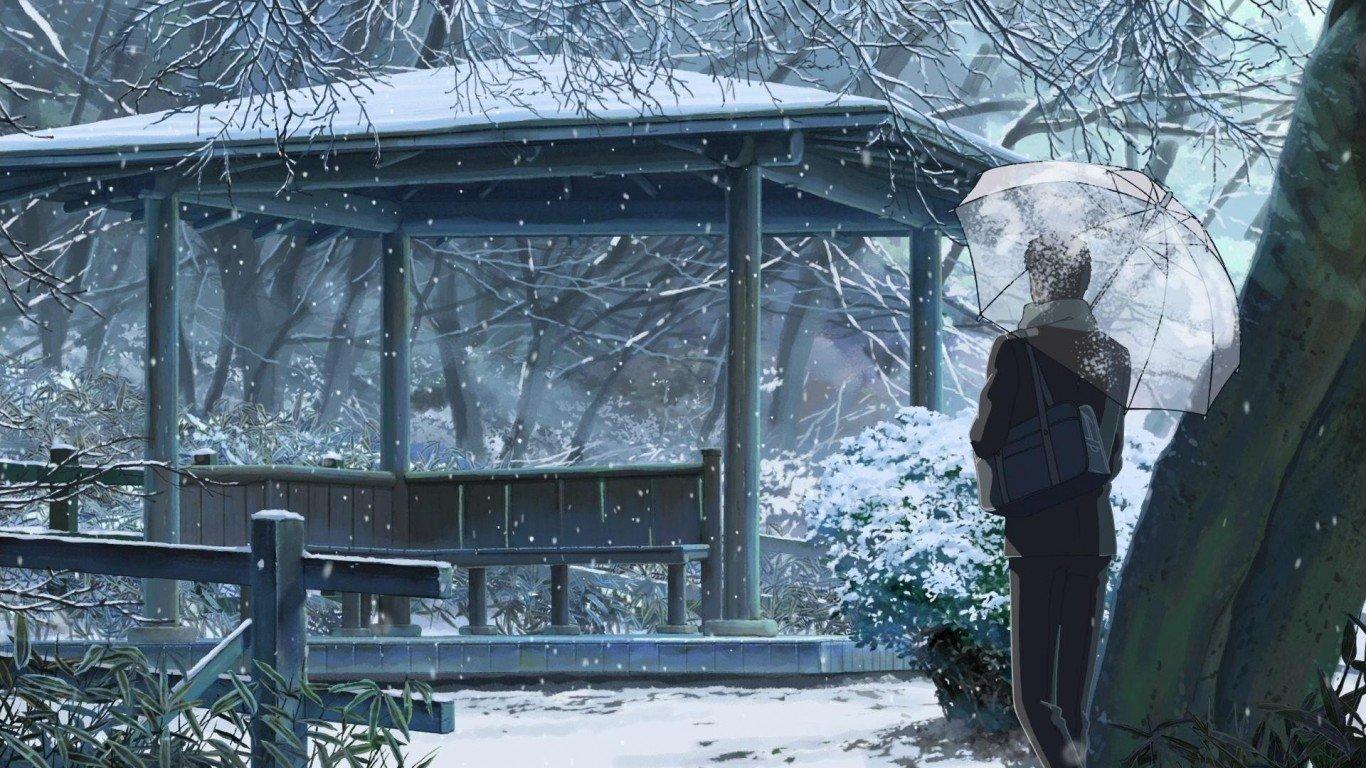 1366x768 The Garden Of Words wallpaper 1366x768 (laptop) desktop background