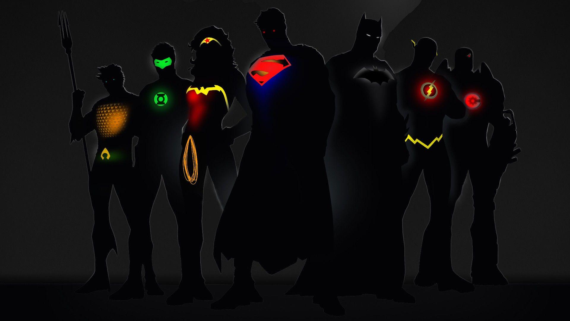 1920x1080 Green Lantern, Batman, DC Comics, comics, Superman, cyborgs, Wonder