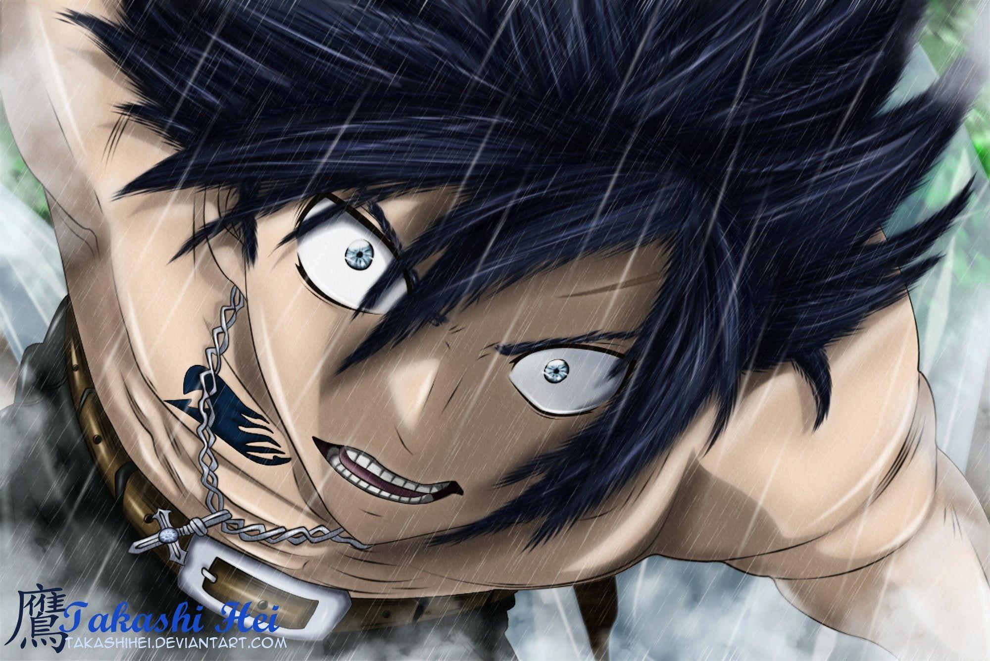 2000x1335 Takashi Hei digital wallpaper, Fairy Tail, Fullbuster Gray HD