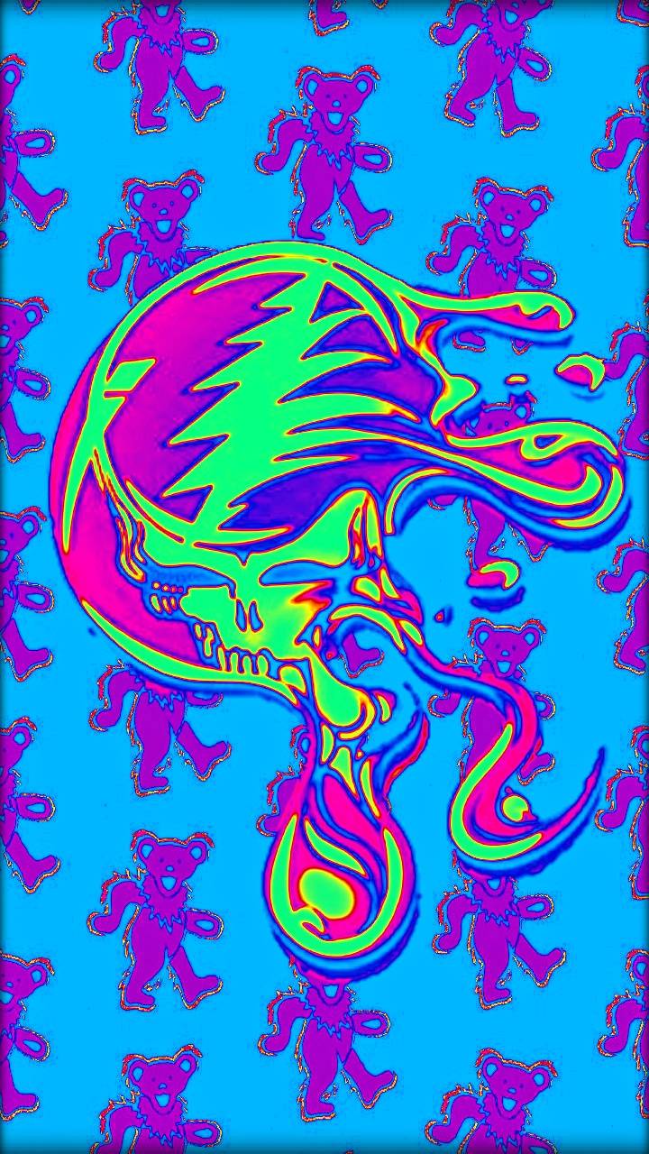 Drippy skull Wallpaper 4K Drippy artwork 9338
