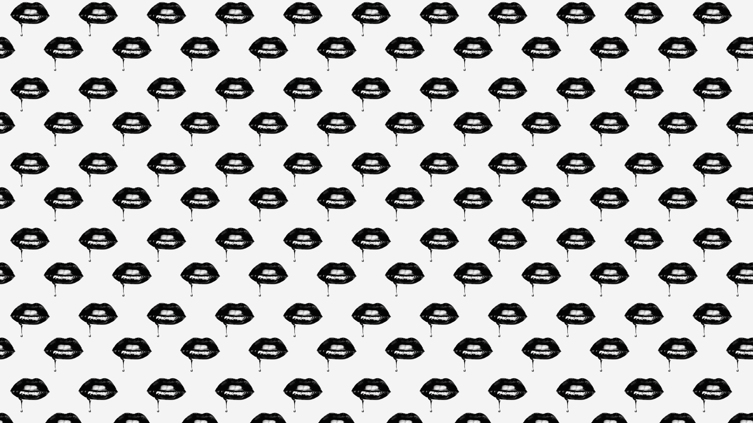 2560x1440 Drippy Letters Wallpaper