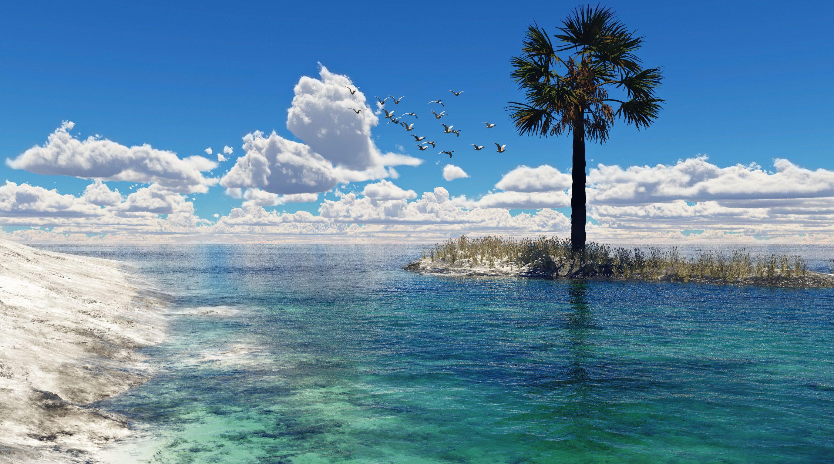 2750x1530 Seascape Wallpaper