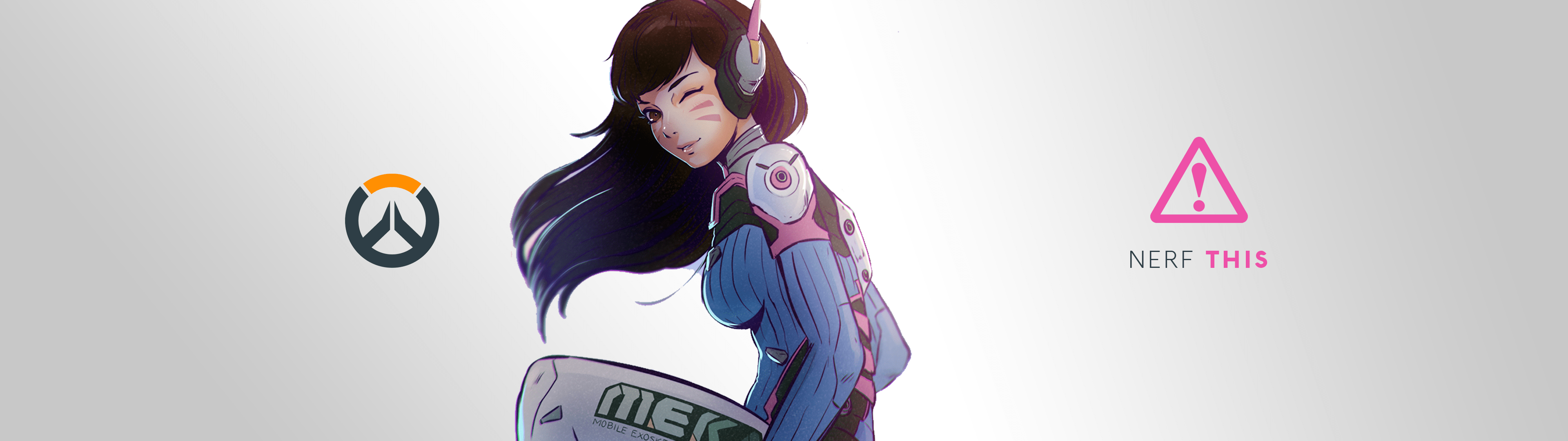3840x1080 D.Va Overwatch HD Video Game Wallpaper