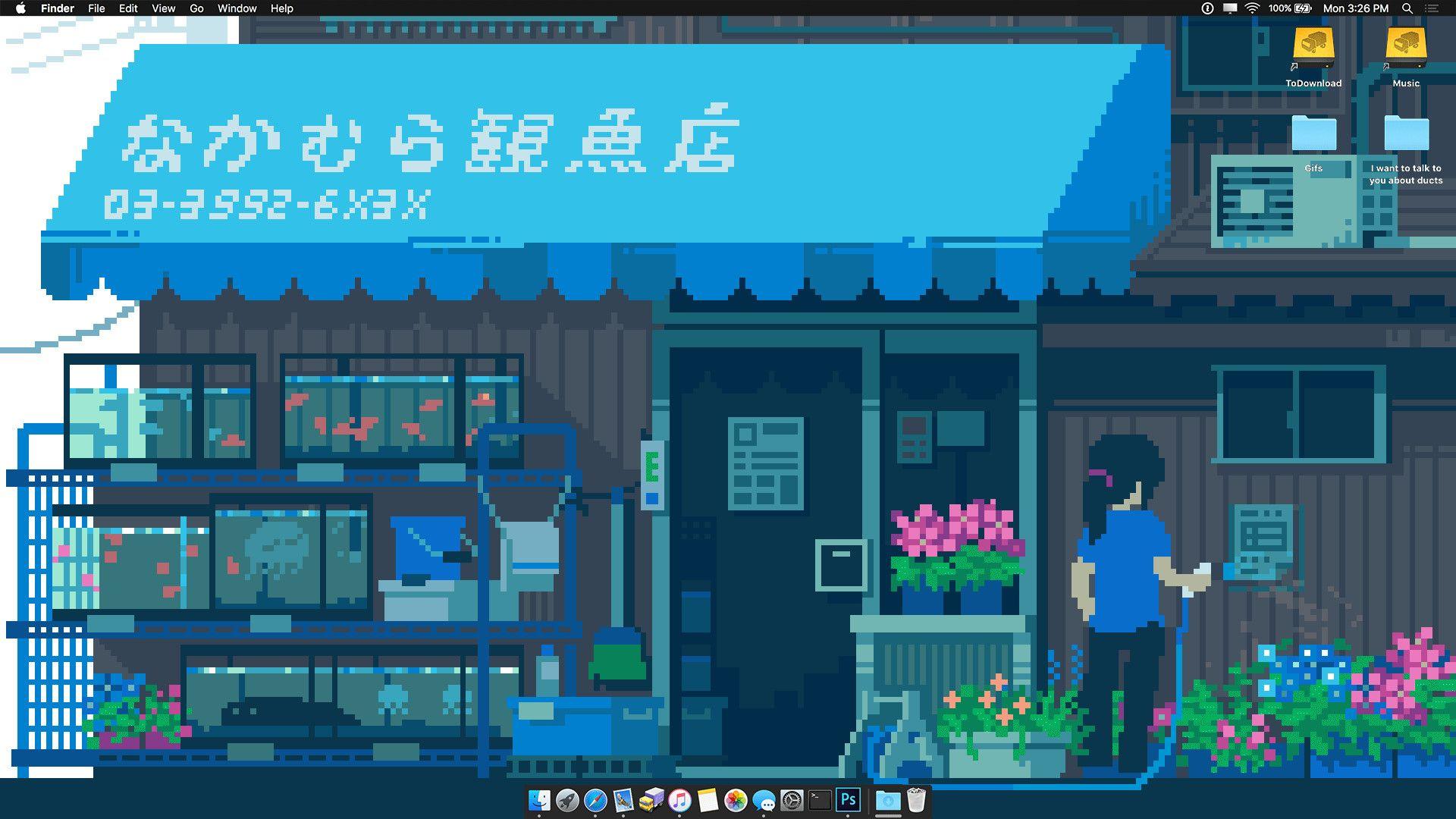 1920x1080 Animated Pixel Wallpaper