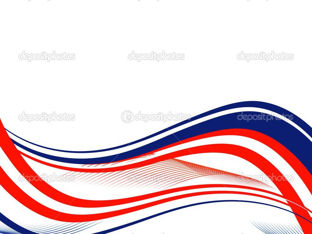 1024x768 Free download Red White And Blue Vector Background Red White