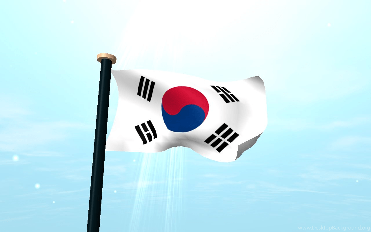 1280x800 South Korea Flag 3D Wallpaper Android Apps On Google Play Desktop