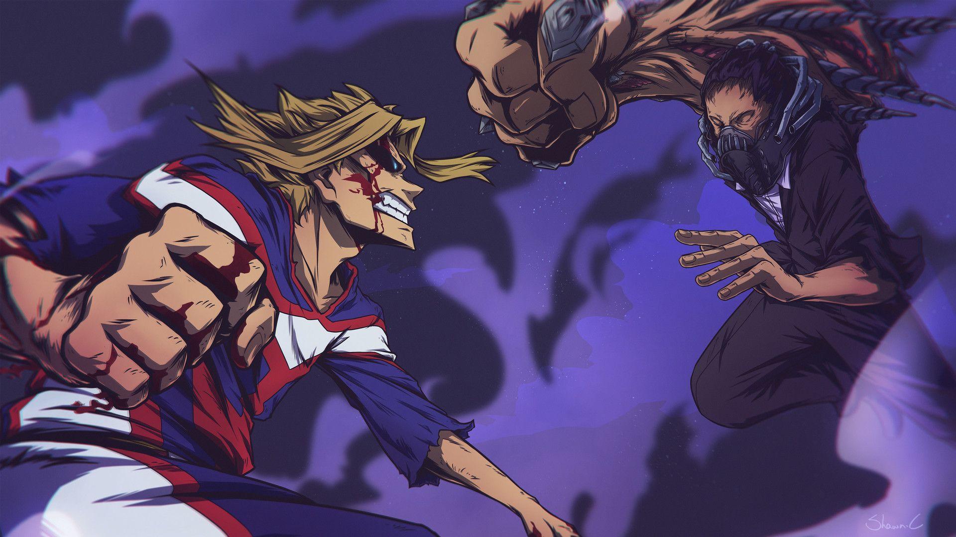 1920x1080 All Might vs All for One