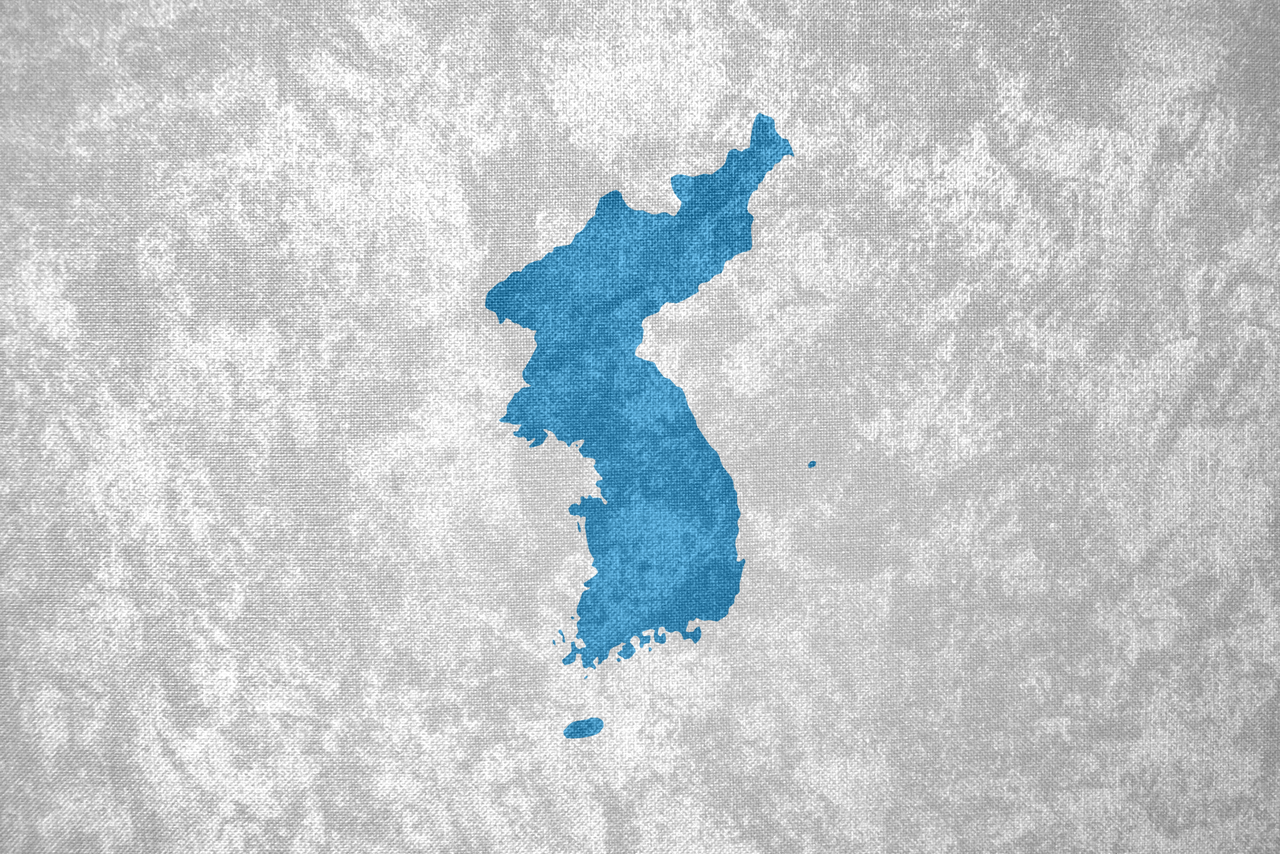 1280x854 Korean Unification Grunge Flag