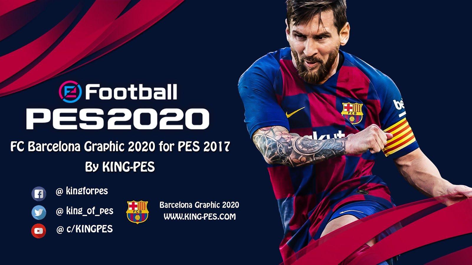 1600x900 PES 2020 Barcelona Graphic For PES 2017 By KING PES