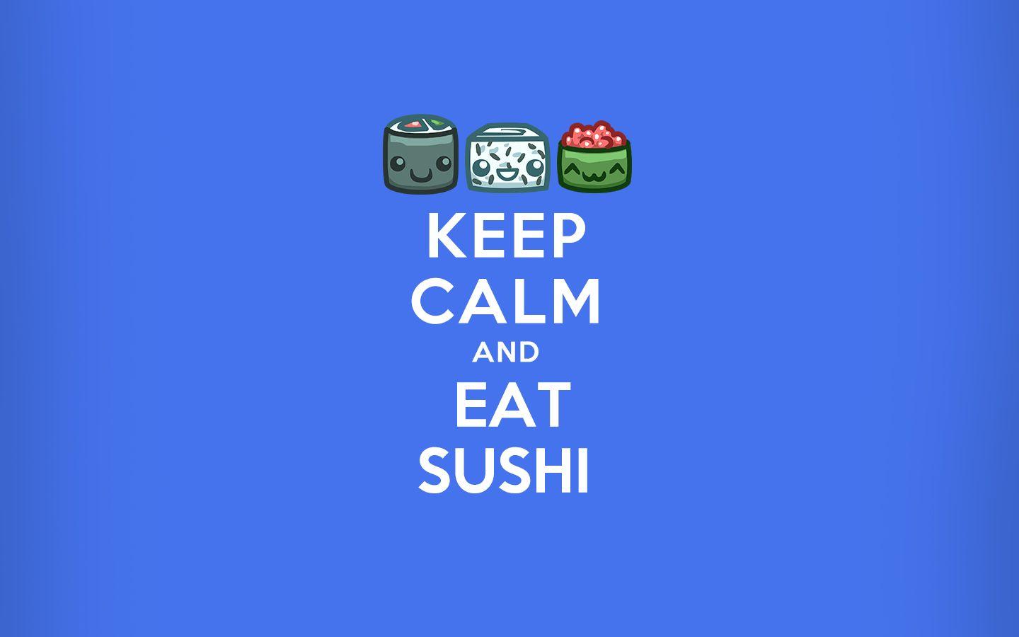 1440x900 Sushi Cat Wallpaper