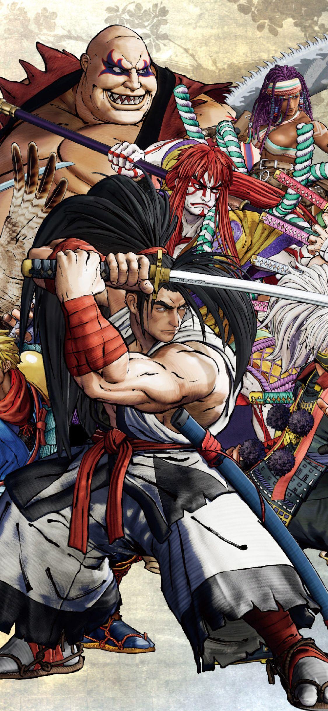 1125x2436 Samurai Shodown All Charcters iPhone XS, iPhone iPhone