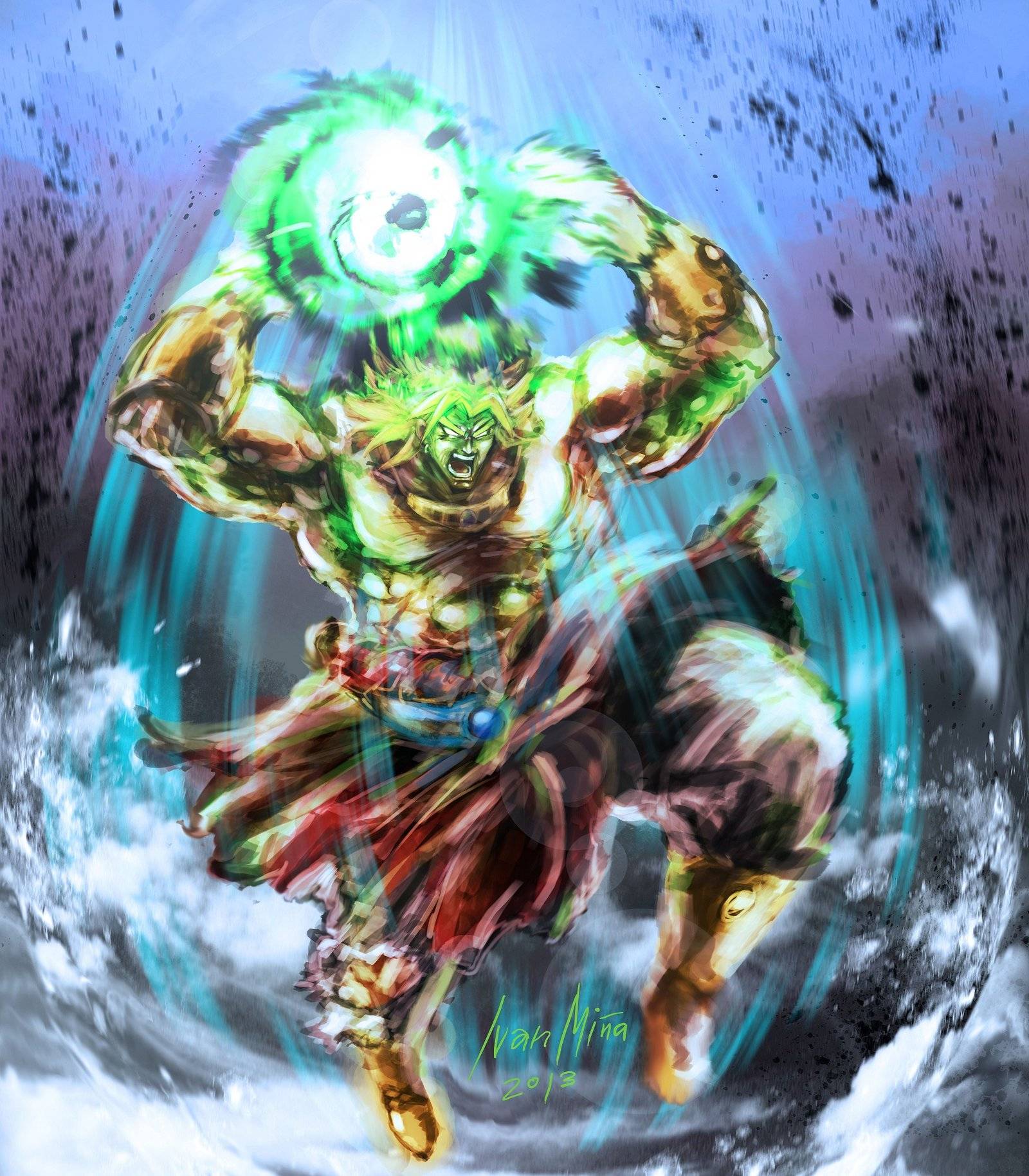 1600x1829 Broly DBS Wallpaper