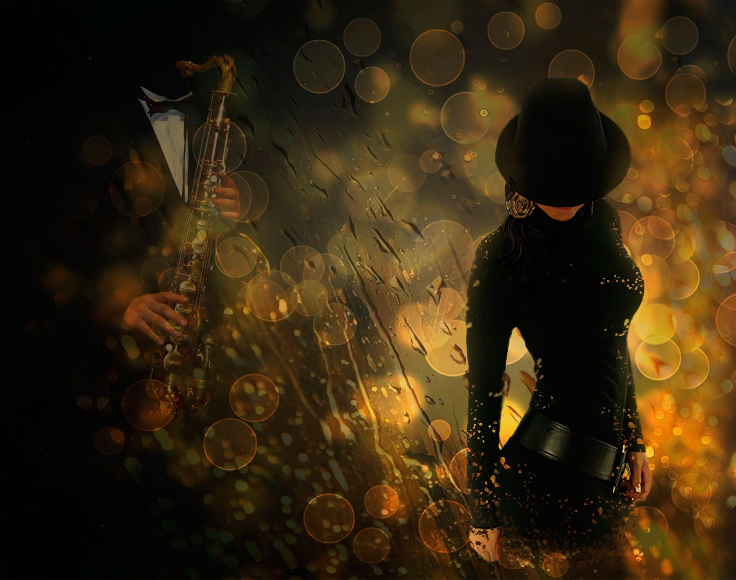 2500x1970 bokeh, drops, song, love, man, beauty, woman, rain wallpaper