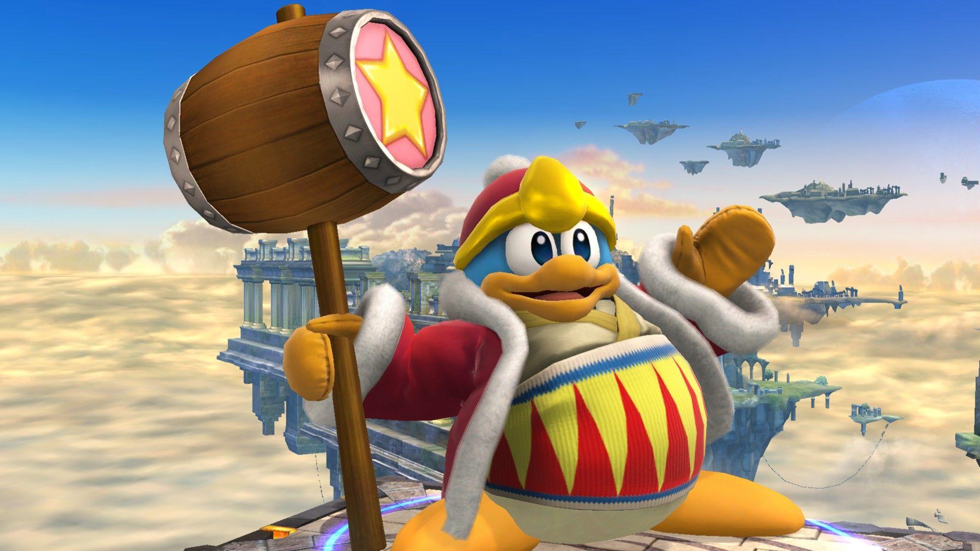 1920x1080 Kirby Wallpaper Dump Dedede Hammer Smash 4