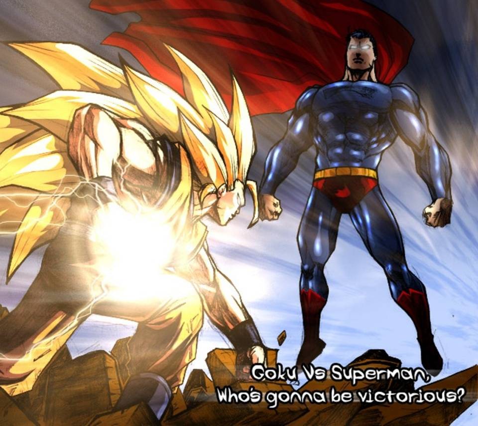 960x854 Goku Vs Superman wallpaper
