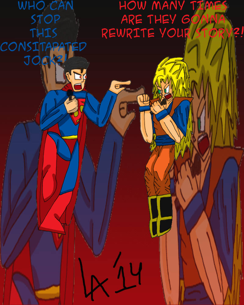 800x1000 Free download Epic Rap Battles of History Goku VS Superman