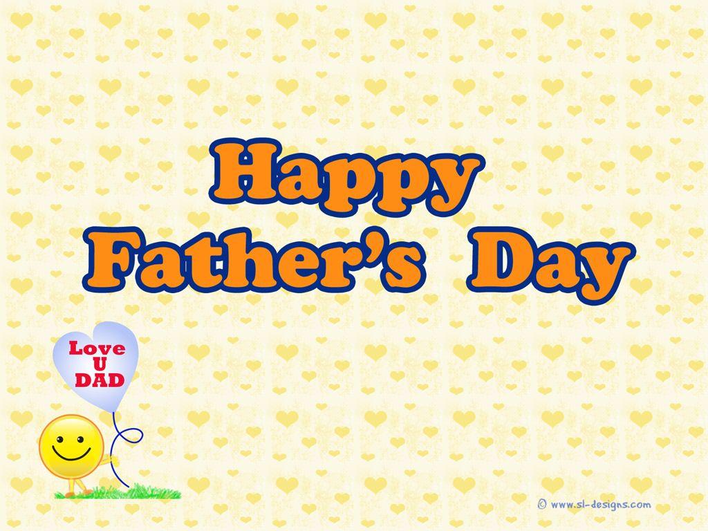1024x768 Happy Father's Day Wallpaper. SL Designs