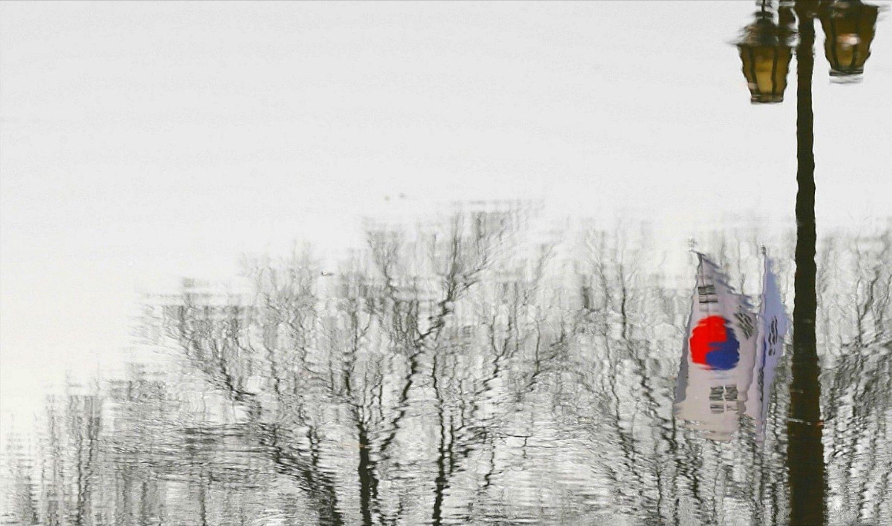 1824x1075 asian south korea flag korean water drops taegeukgi wallpaper