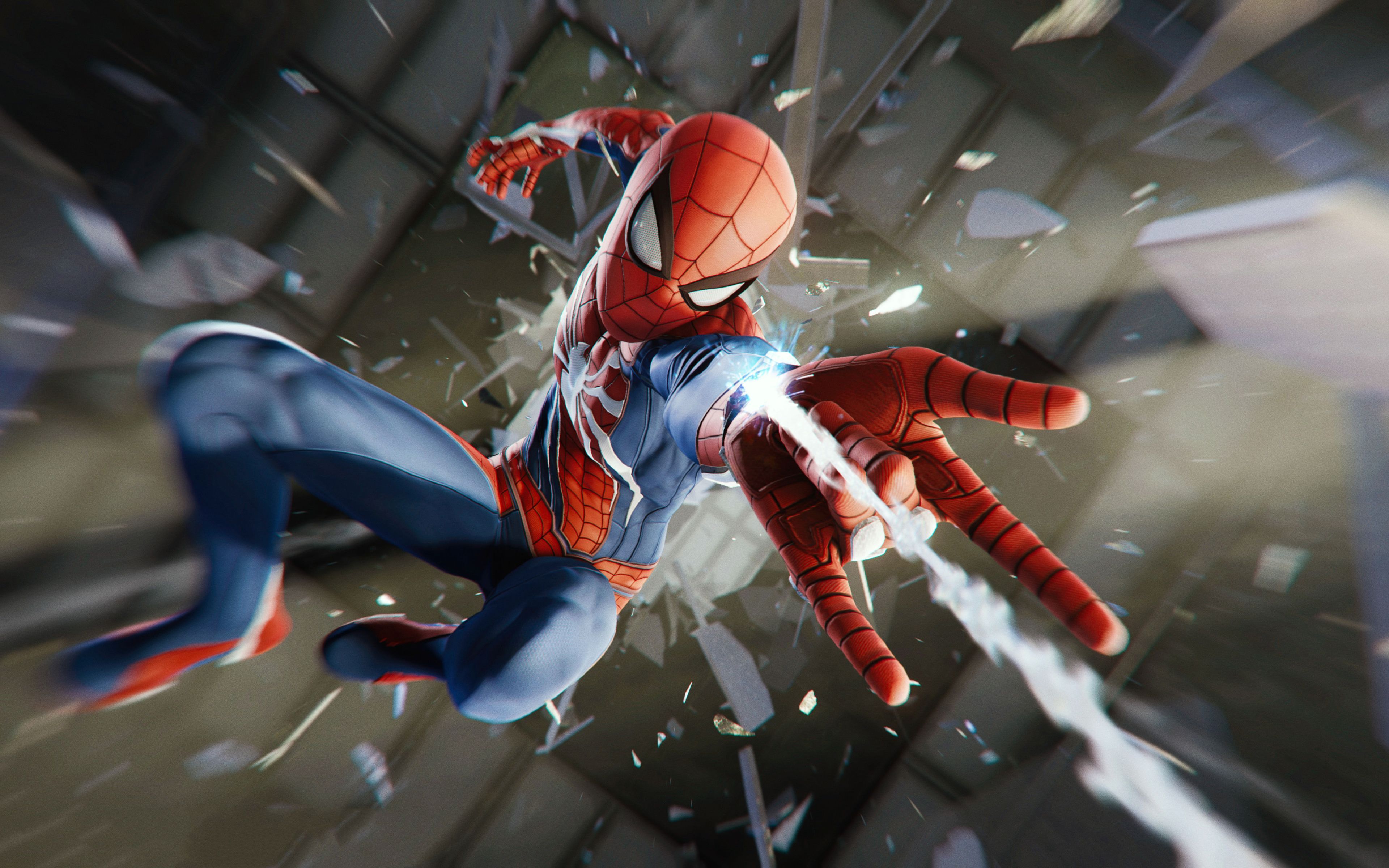 3840x2400 Wallpaper Spider Man, Insomniac Games, Action Figure, Space, Games, Background Free Image
