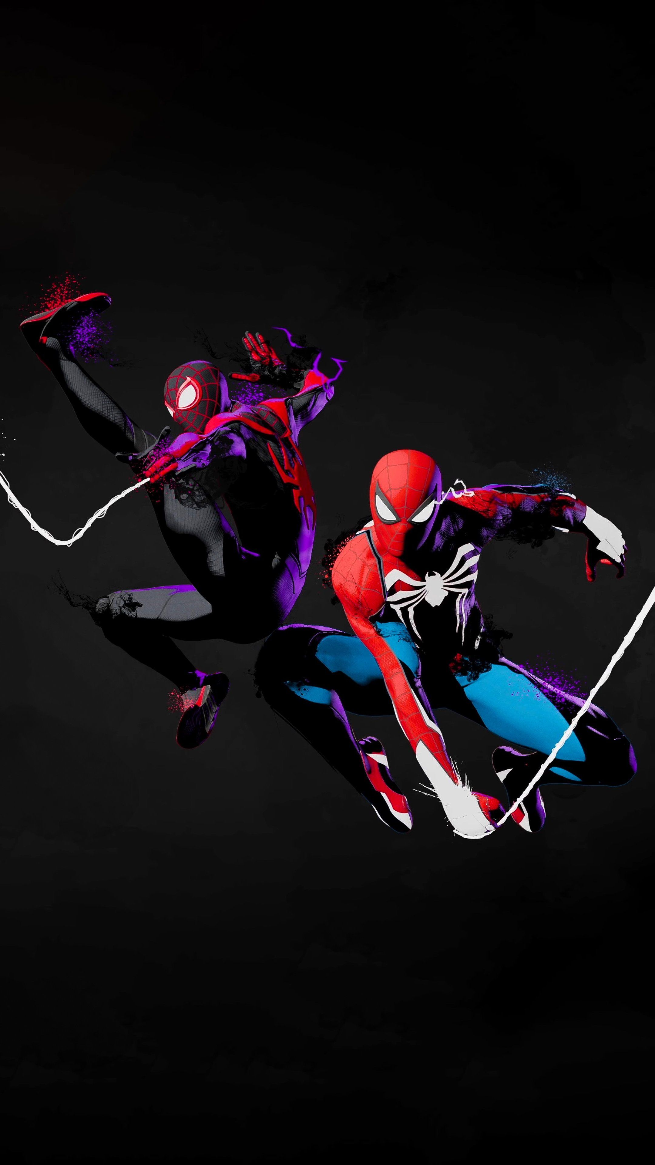2160x3840 Octorious On X: Marvel's Spider Man 2 Animated Credits As 4K Phone Wallpaper!