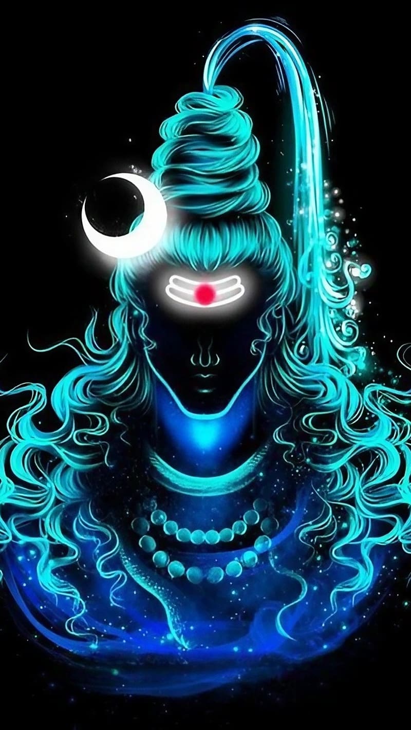 800x1421 God's, Lord Shiva Art Work, lord shiva, art work, god, mahadev, HD phone wallpaper
