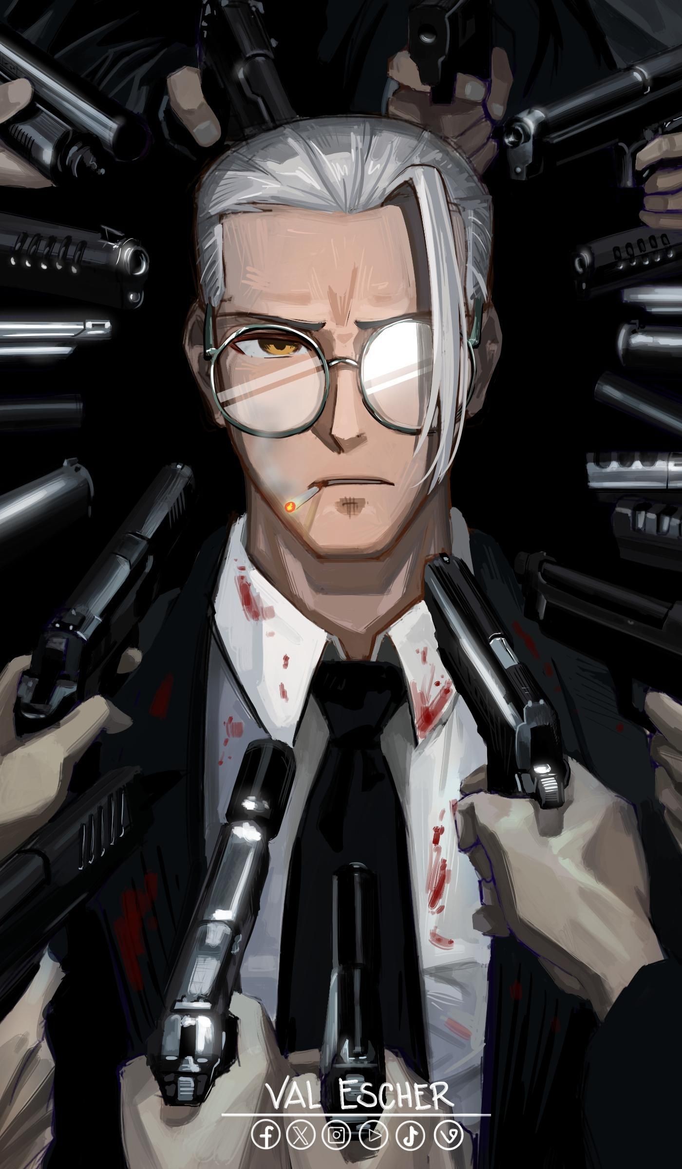 1400x2400 Sakamoto fan art by Me!