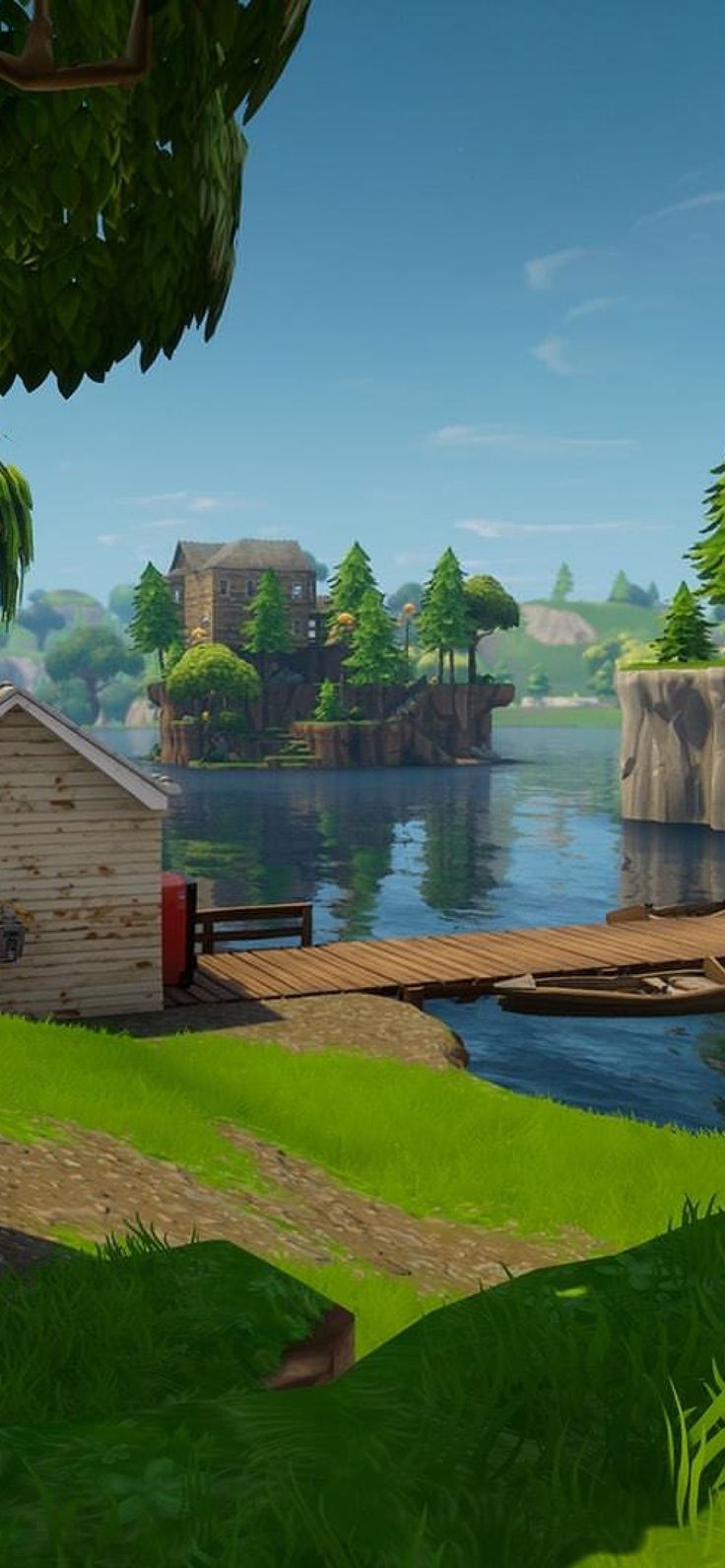 736x1592 Fortnite Locations 4k For iPhone 11 MackBook Laptops 8k HD