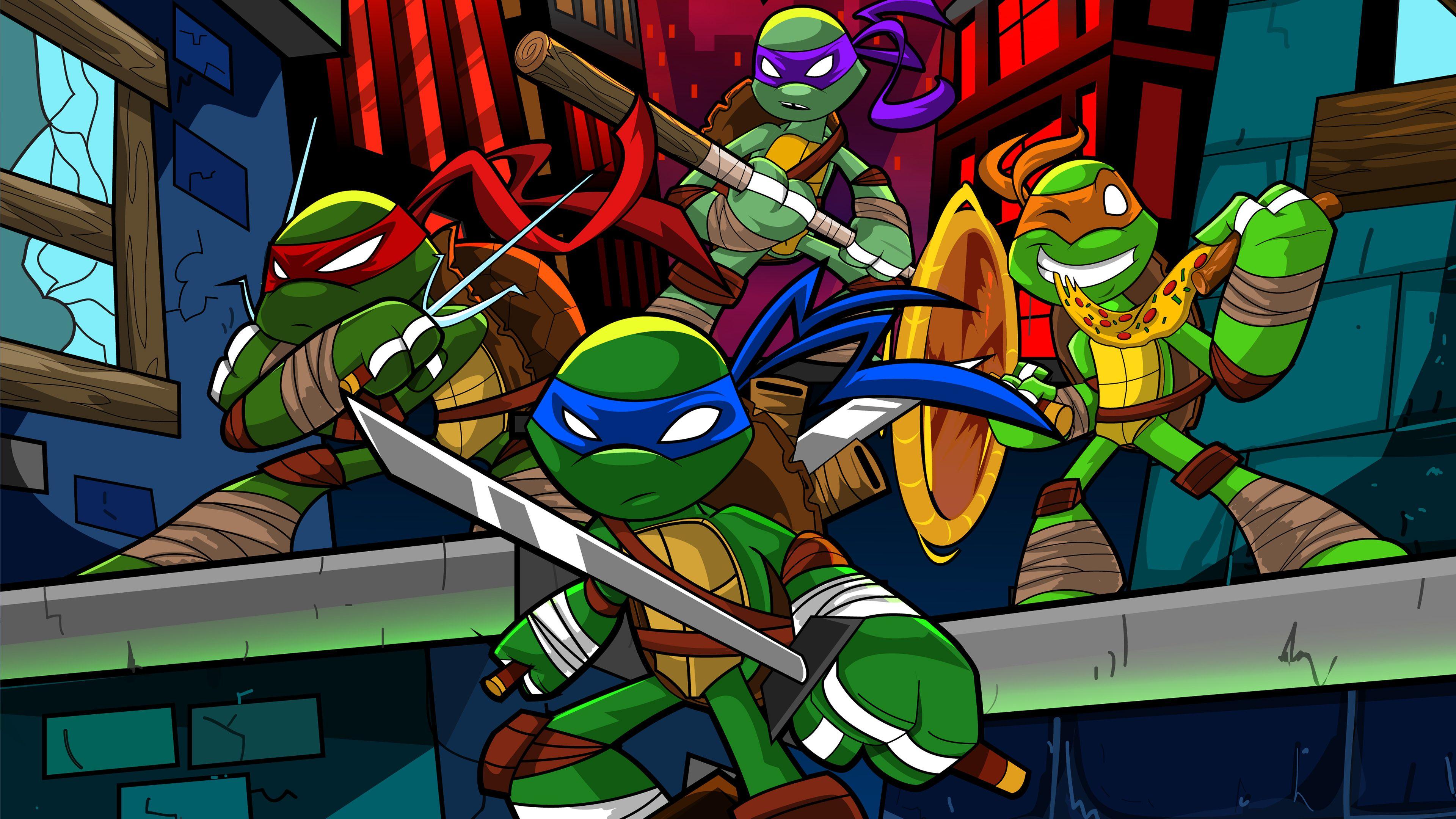 3840x2160 Wallpaper 4k Tmnt Cartoon Art 4k Wallpaper, Artist Wallpaper, Artwork Wallpaper, Behance Wallpaper, Digital Art Wallpaper, Hd Wallpaper, Ninja Turtle Wallpaper, Superheroes Wallpaper, Teenage Mutant Ninja Turtles Wallpaper