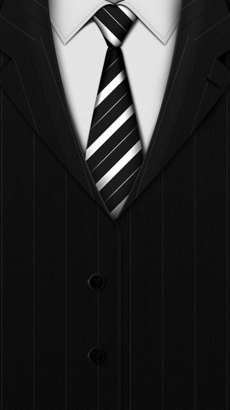 736x1308 Abstract Black Suit Tie Background iPhone 8 Wallpaper