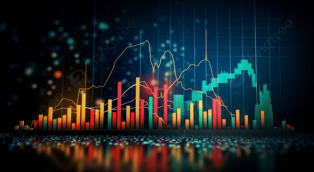 1200x658 Stock Market Analysis With Colorful Candlestick Chart, Stock Market, Chart, Background Background Image And Wallpaper for Free Download